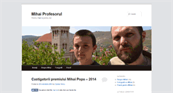 Desktop Screenshot of mihai.autoportret.ro